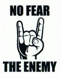 logo No Fear The Enemy